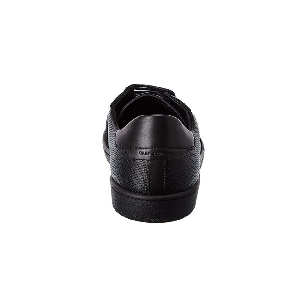 Saint Laurent Sl/10 Leather Sneaker, Black - Picture 3 of 5